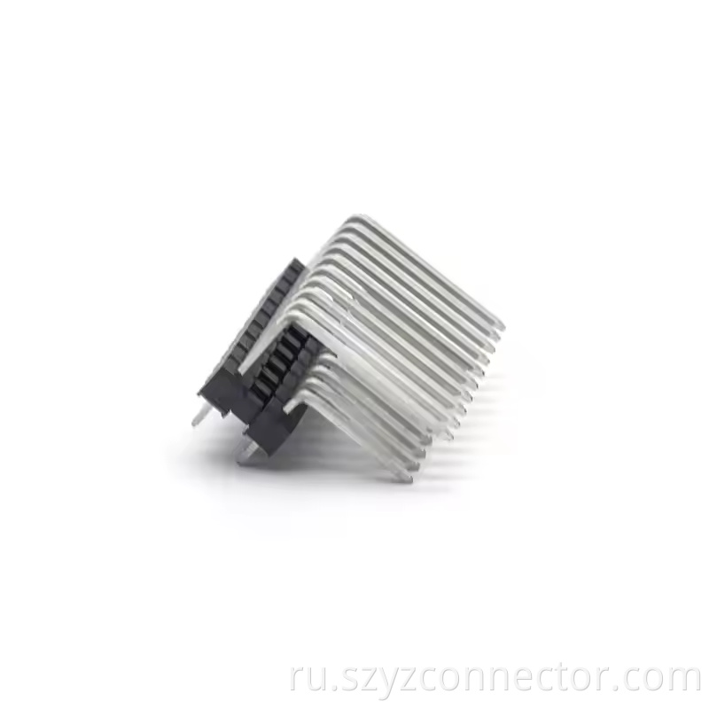 3.5mm6.0mm Pitch Pin Header Vehicle Connector Dual Row Right SQ1.50.75 H4.5mm 210P LCP (3)